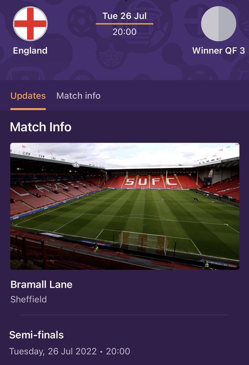 Percy_Woods's tweet photo. Selling 2 x Adult tickets and 1 x Child ticket to the Women’s Euros Semi-final Tuesday 26th @ Bramall Lane.

Let me know if interested. 

#WEURO2022 https://t.co/sHvqFRMmvZ