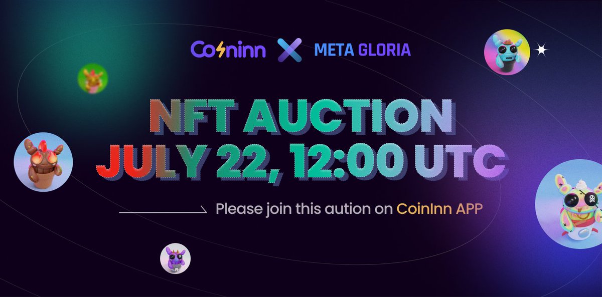 coin_inn's tweet photo. #lunccommunity  we are hosting a NFT auction with @MetaGloriaNFT, this is happening coz all of the #LUNAtic and @VegasMorph, we stood strong and we will continue together, 2 things I humbly ask you guys are: 1 join auction group on #CoinInn it's fine if u r not putting bid  2,RT https://t.co/CqkWIxskQZ