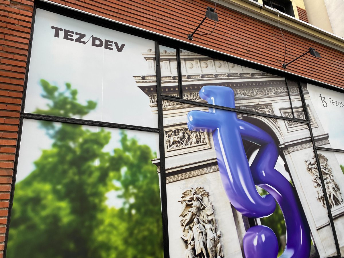 ElectisSolution's tweet photo. let’s go #tezdev! Getting together with the #Tezos community to talk about how to build the future of web3.

Great start to the conference with an inspiring presentation of Tezos co-founder @arthurB about why to build on Tezos - Thank you!
@Tezos #Web3 #Electis https://t.co/5j6EfqG2Db