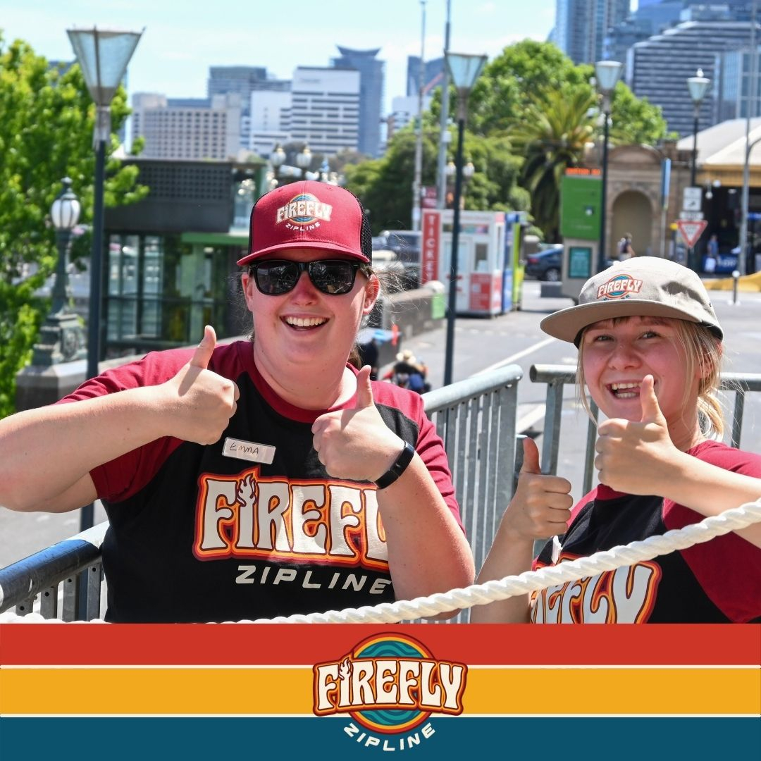 FireFlyZipline's tweet image. We miss these smiling faces! The Firefly Crew we had last summer were the BEST bunch. They worked their hardest to bring smiles to the faces of an many Melburnians as they could, and we're pretty sure they delivered! Hopefully we'll see them again soon... 😉
.
. 
#throwbackthur