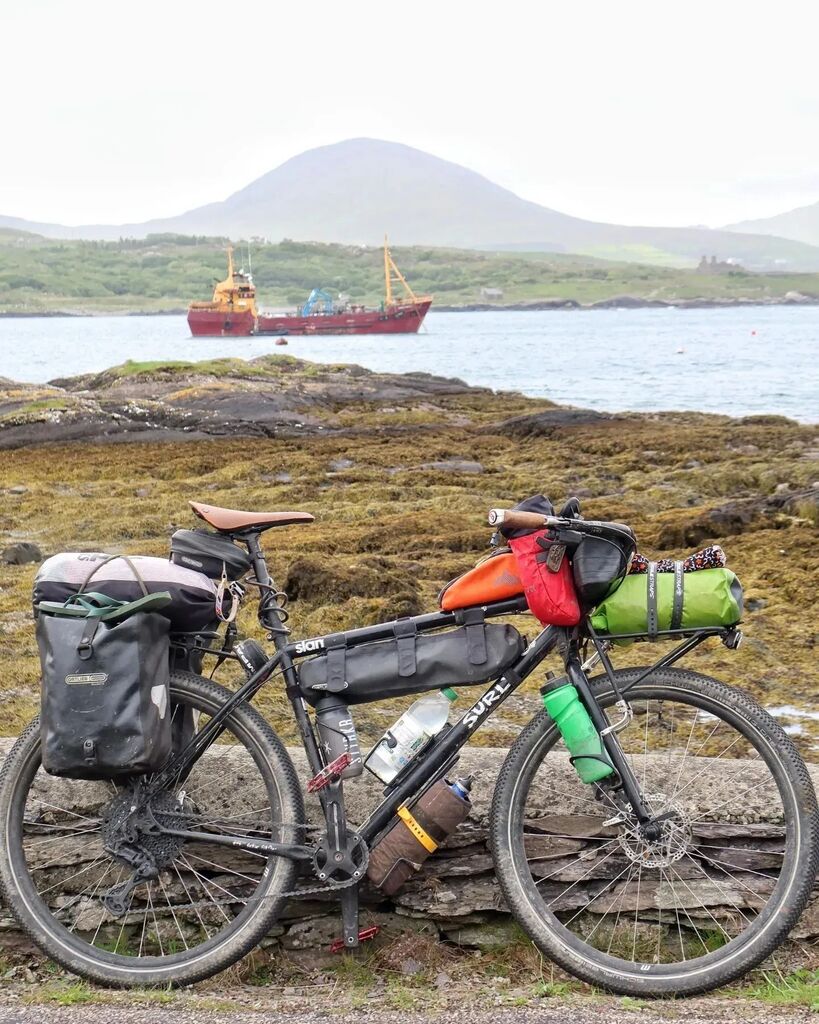 petegost's tweet photo. Packing for a long bike trip. How much or how little to carry, as well as how best to pack your gear? 
🚲🏕️🌍🏞️
Over the years I've used different bags on different bikes, interested to see what works or what doesn't, at least for me. 
Ultimately I fin… https://t.co/Drd7HGrbtW https://t.co/ArtM78uCpn