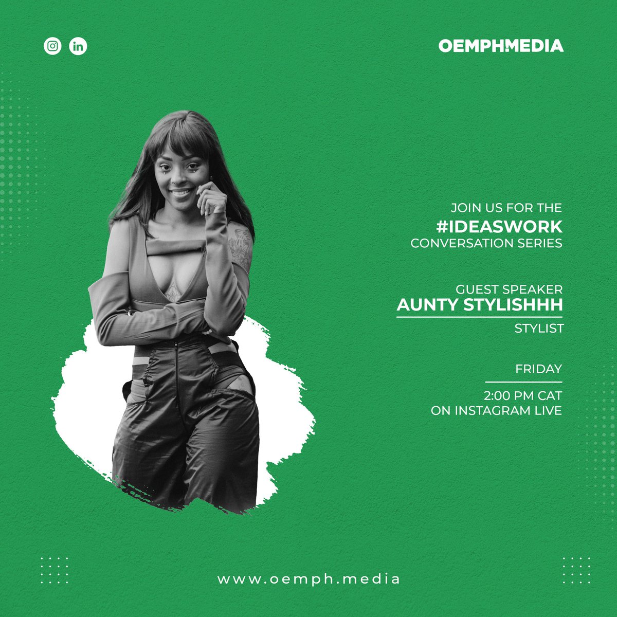 Nalahru's tweet image. Let’s get Stylishhh! Join our Insta live conversation with @Aunty_Stylishhh as we learn more about the ins and outs of styling for advertising campaigns
#ideaswork

instagram.com/oemphmedia?igs…