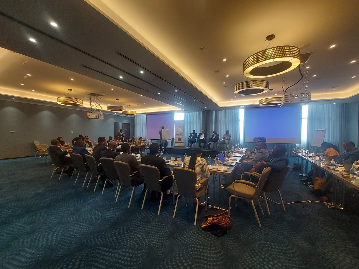 Day 2 of regional dialogue on HoA and Red Sea: Experts offering their insight into z dynamics of z HoA &amp; Red Sea discussing z prospects &amp; difficulties from z perspective of regional security <a href="/AmbGuyo/">Amb. Mohamed Ali Guyo, PhD</a> <a href="/DrWorkneh/">Dr Workneh Gebeyehu</a> <a href="/EU_Partnerships/">EU International Partnerships 🇪🇺</a> @nuurist #EU_RedSea_programme <a href="/HelenTesfaye_/">Helen Tesfaye</a>