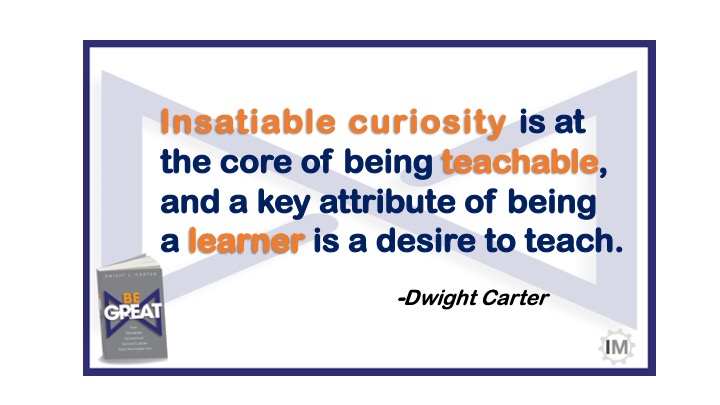 Dwight_Carter's tweet image. One of my core principles is to be teachable. It opens doors and creates opportunities to learn more about myself and others. Learn more about it in #BeGREAT! amzn.to/3ohsNle #educators #culture #JRGC #dbcincbooks #TLAP #SEL