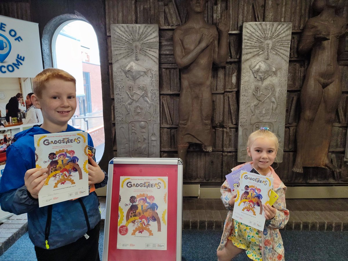 All signed up for the summer reading challenge at our local library @MillfieldHT <a href="/MillfieldPS/">Millfield Primary School</a>