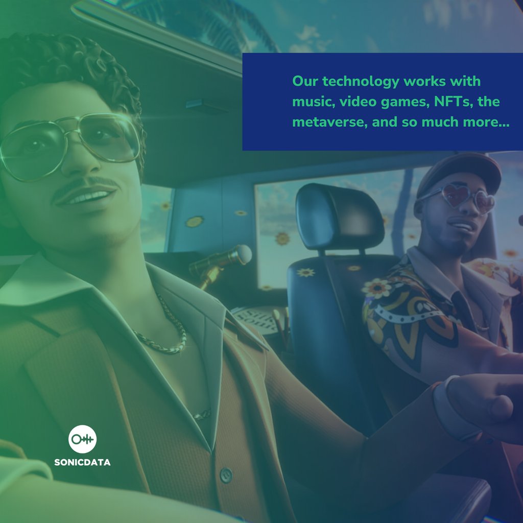 Sonic__Data's tweet image. Protect your rights with SonicKey, unnoticeable watermarking.  

SonicData's platform can understand, report and manage all content with sound on any platform; music, games, NFT, MetaVerse and beyond. 

Follow the link on our profile!

#SonicData #musicindustry #metaverse #nft