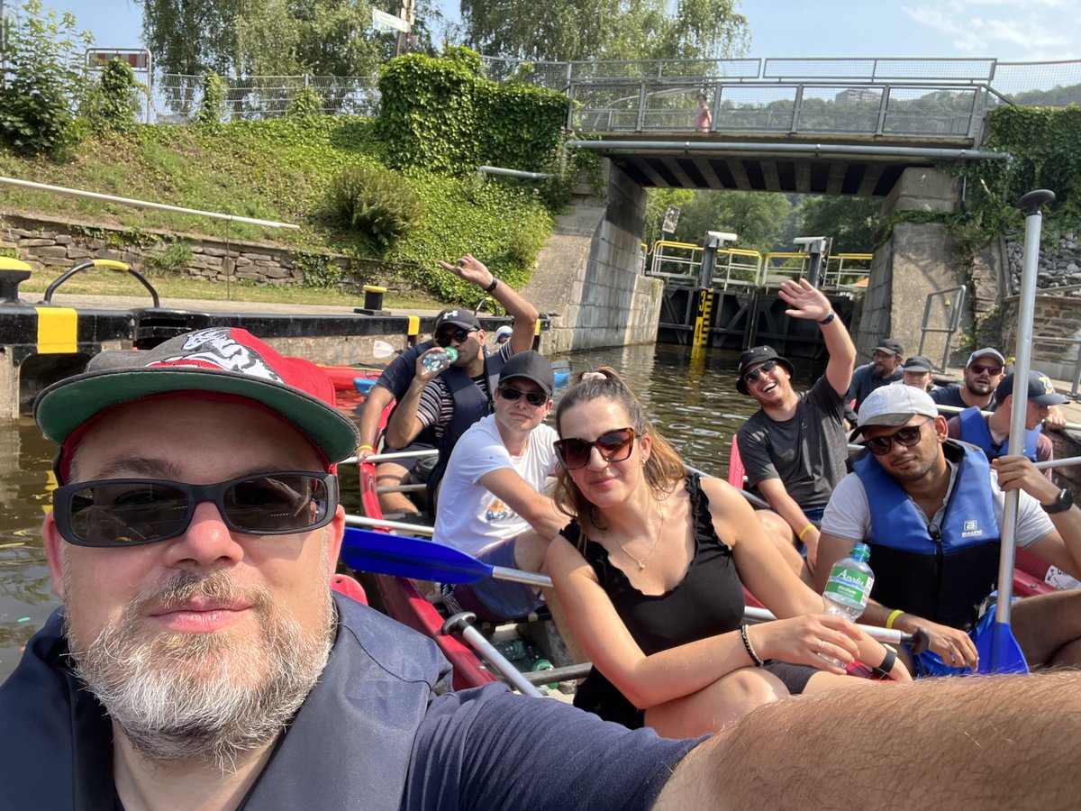 decadis_de's tweet photo. After a long time of social distancing, home office, and being spread all over Germany and Europe, we finally made it and all met again. The joy of reunion was huge! 🎉 Thanks to everyone who joined us yesterday. To the colleagues who could not be there: We missed you! 💚 https://t.co/0alq94l3I6