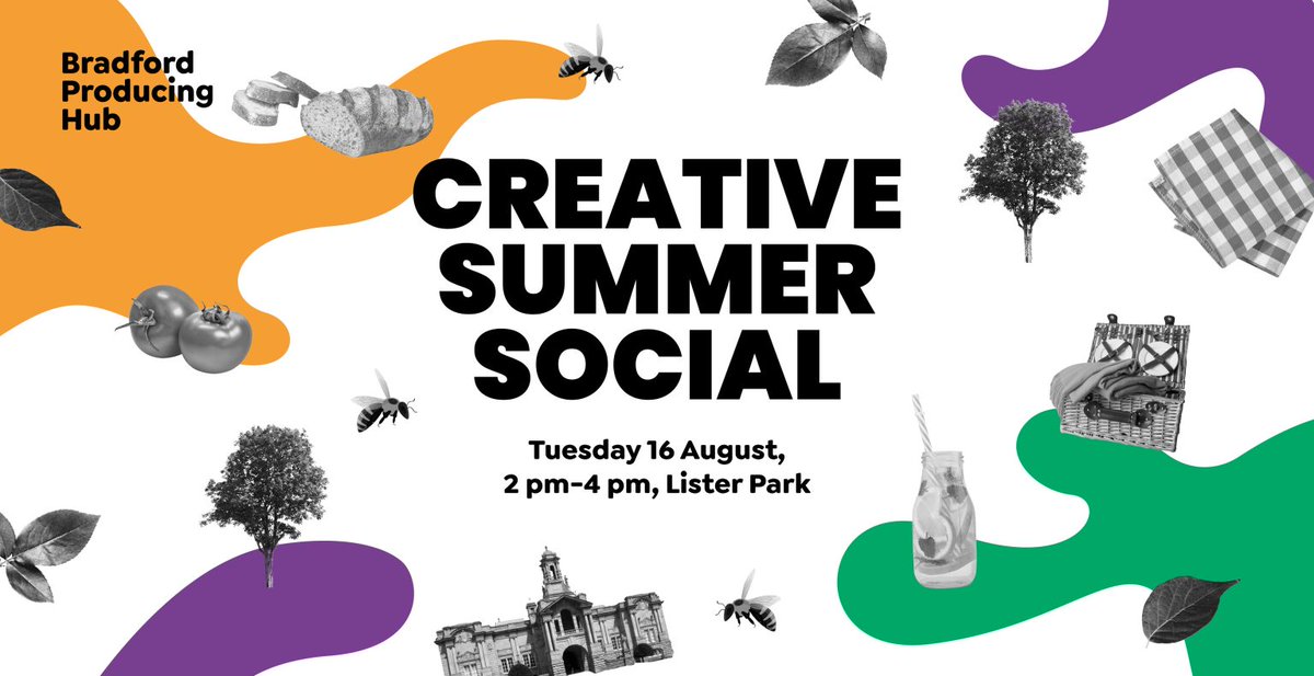 Good morning everyone, we're meeting on 16 August at Lister Park, and we would love to meet new creatives and artists in #Bradford 
Spread the message and tag your friends 🙏
Sign up 👉 bit.ly/3A2xAhz