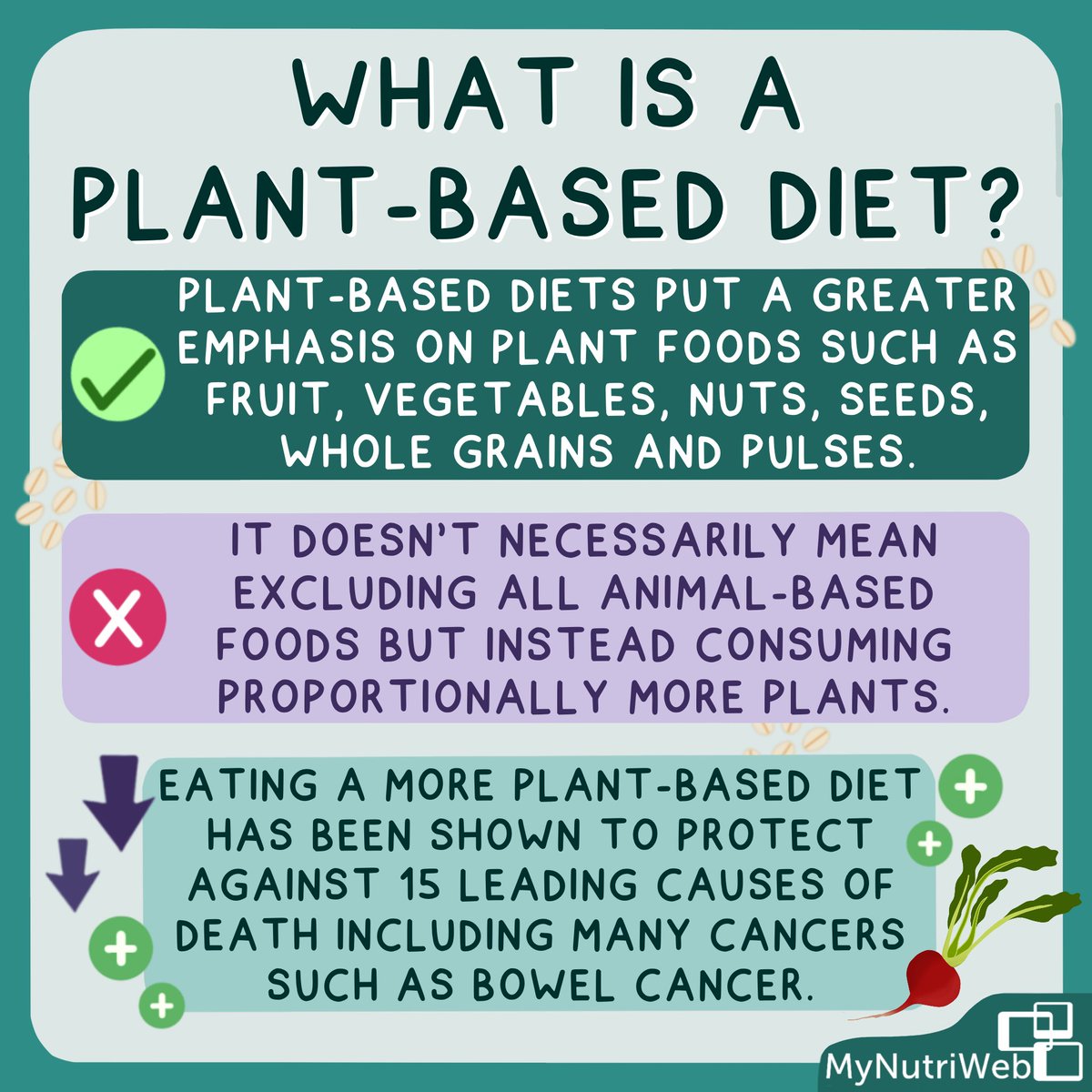 🤔 🌿 Can plant-based diets prevent #BowelCancer❓

👀 Do take a look at where the evidence stands in our blog with <a href="/WCRF_UK/">WCRF</a>  by Gracia Arulpragasam 👉  bit.ly/36UgCWr

Includes advice on⬇️ risk of developing bowel cancer, based on <a href="/WCRF/">WCRF</a> cancer prevention recommendations