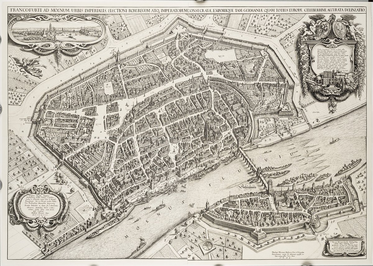 histmus's tweet photo. Wer einmal im #histmus war, kennt meist auch den Großen Frankfurter Stadtplan von Matthäus Merian d. Ä. Aber was hatte #Merian mit der Alchemie um 1600 zu tun? Lest darüber und über ein spannendes Forschungs- und Studierendenprojekt der @GoetheUni im Blog: https://t.co/WB41d6O4SS https://t.co/11tA8afn3L