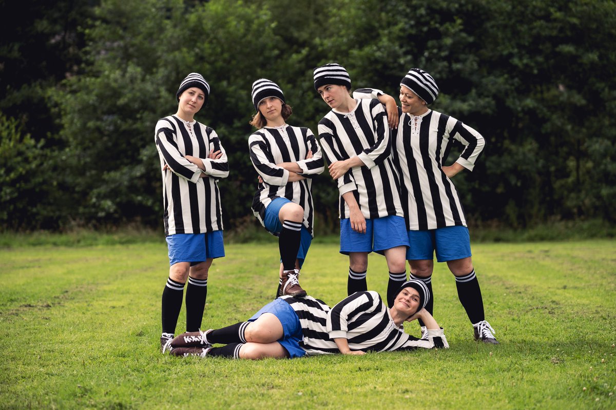 Hot on the heels of the <a href="/Lionesses/">Lionesses</a> success last night in the @WEURO2022 , <a href="/AboutTimeDC/">About Time Dance Company</a> will be opening up Refract Festival tonight with Quite Unfit for Females. Based on the story of the Dick Kerr Ladies team banned by the FA in 1921🤬
Free,outdoor,no need to book.See you at 7pm!