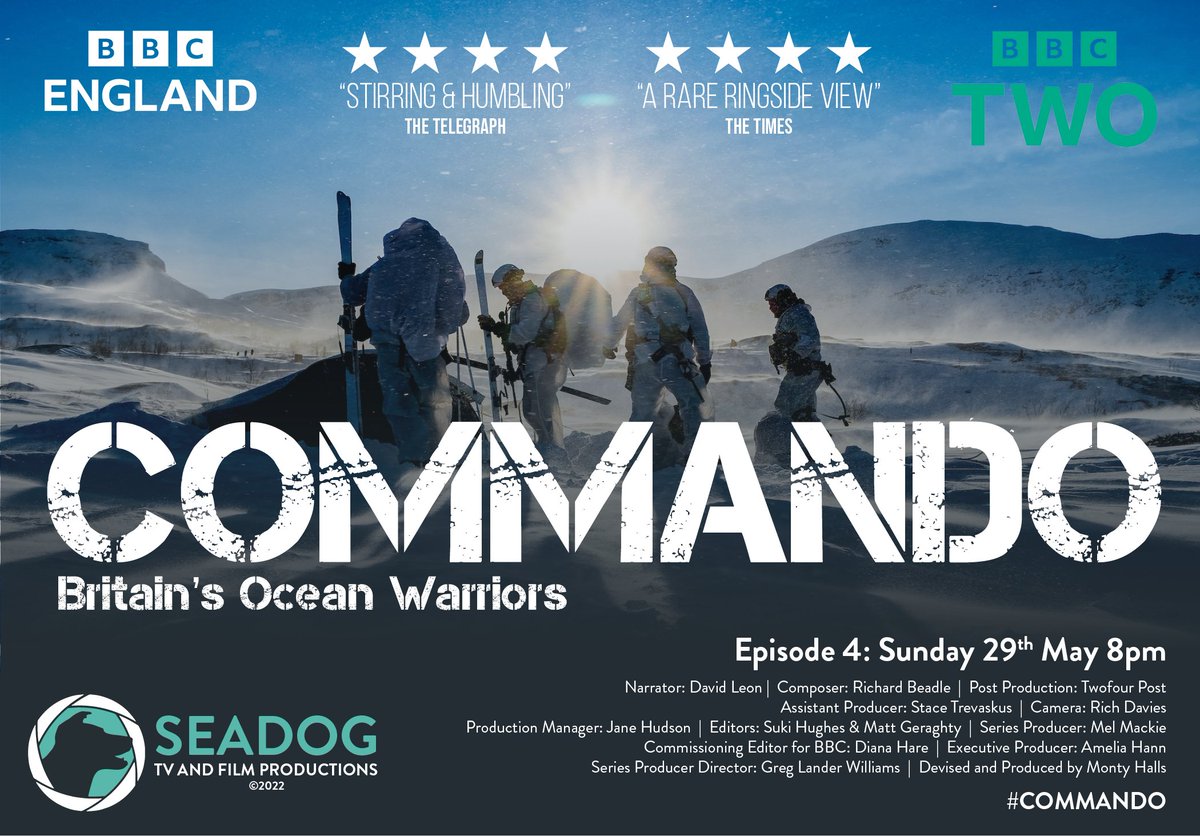 Seadog TV & Film Productions (@seadogprods) on Twitter photo We are extremely proud to hear that Commando has been nominated for the Gosling Award for maritime broadcasting! Congratulations to EVERYONE who made the series possible... #royalmarines #commando #BBC2 We are extremely proud to hear that Commando has been nominated for the Gosling Award for maritime broadcasting! Congratulations to EVERYONE who made the series possible... #royalmarines #commando #BBC2