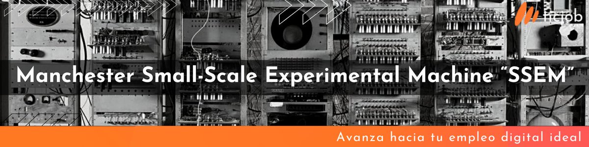 ticjob's tweet image. ¿Sabes cómo llamaron al primer #computador del mundo con programa #almacenado?💻

Su nombre formal es #SSEM, pero se conocen como "Baby".

¡Entra en ow.ly/AG7T50JRh3v y descubre las ofertas de empleo y novedades IT!

#PortaldeEmpleo #Tecnologia #Oportunidades #TalentoHumano