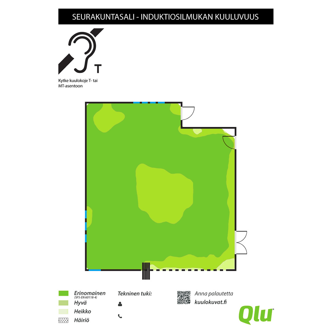 qluinc's tweet photo. Kokemäen seurakuntakeskuksen kuuluvuuskartat on julkaistu. Voit tutustua tilan kuuluvuuskarttoihin: https://t.co/h851XFHsbR
Kaikki kuuloesteettömät kohteet löytyvät: https://t.co/4kirhLAO9C
#kokemäenseurakuntakeskus #kuulokuvat #kuuloesteettömyys #qlu https://t.co/pedsJYQ96t