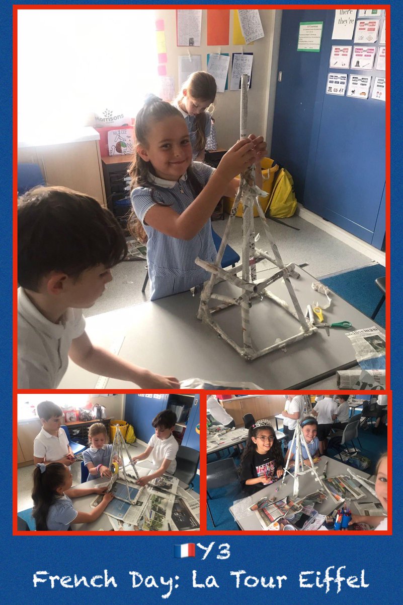 MmeBirtwistle's tweet photo. 🇫🇷KS2 Eiffel Tower STEM Challenge! During French morning, pupils from St Joseph’s RC Primary School worked in teams to create a free-standing scale model of the Eiffel Tower in 30 minutes using newspapers. Bravo !👏🏽 @stjosephbury #mfltwitterati #primaryfrench #engineeringtheworld https://t.co/Nsu9Z3rAoN