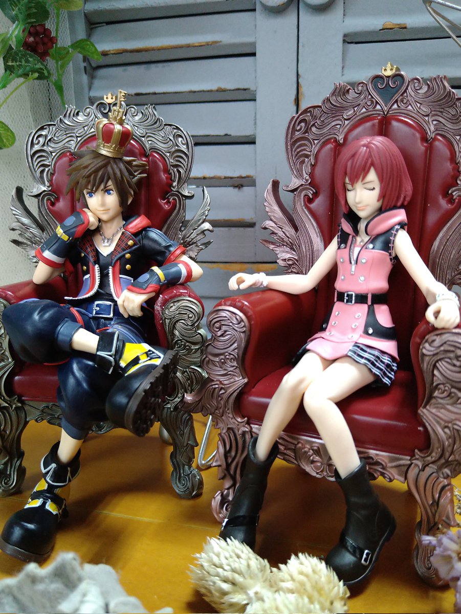 一番くじ　キングダムハーツ　ソラ（二次元彩色）、カイリ 一番くじキングダムハーツソラ（二次元彩色）、カイリ