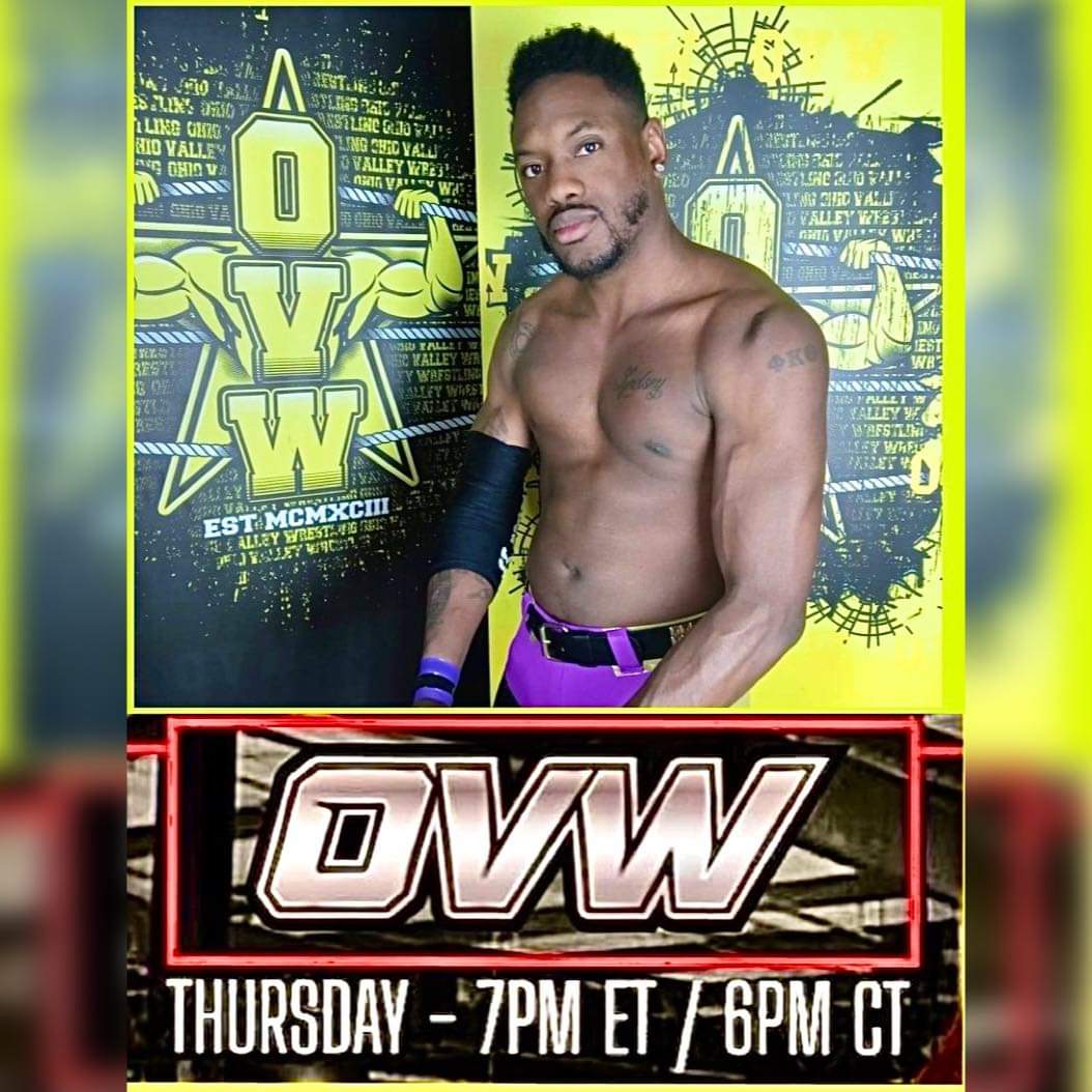 The80sBaybee's tweet photo. Tonight @ovwrestling catch the #80sbaybee #midwestace live on @FiteTV https://t.co/tShnGsycYg
