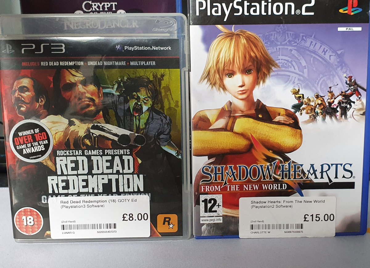 Couple of new pickups from today! No, the Cex stickers would not come off so I'll have to deal with that 🤣
#collection #Playstation #canyouseeit👀