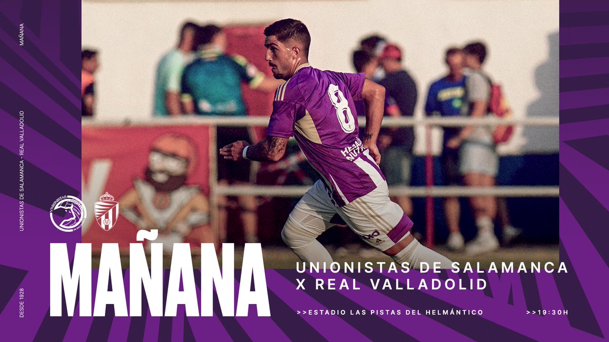 Mañana a por el segundo reto de la pretemporada 🆚 <a href="/UnionistasCF/">Unionistas de Salamanca CF</a>.
#PreparadosParaPrimera