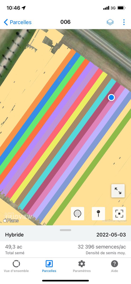 Super belle parcelle de maïs au Centre du Quebec; les croix sont entrain de sortir! En utilisant la carte d’hybride dans <a href="/FieldViewCanada/">FieldView Canada</a> on savait quelle hybride on évaluait sans revenir en arrière pour vérifier les pancartes. <a href="/Semences_DEKALB/">Semences_DEKALB</a> <a href="/Bayer4CropsCA/">Crop Science Canada</a> <a href="/croft_gabrielle/">Gabrielle Croft</a>