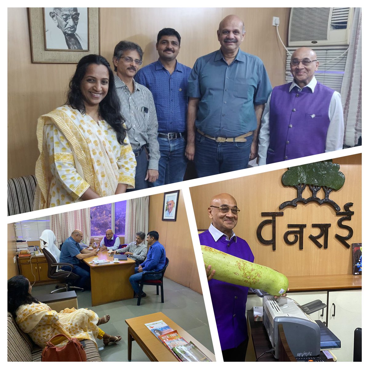 JyotindraZaveri's tweet photo. Meeting with SHRI. RAVINDRA DHARIA, President of Trustees, VANARAI and Rotary Club of Pune Camp President Rtn. Jyotindra Zaveri, Rtn Jaideep Malaviya Rtn. Pradeep Khedekar, Rtn. Deepali Oswal with Mr Manoj Lodha.
#vanarai #ravindradharia #greenearth @RotaryPuneCamp https://t.co/Jc3Kdkua9d