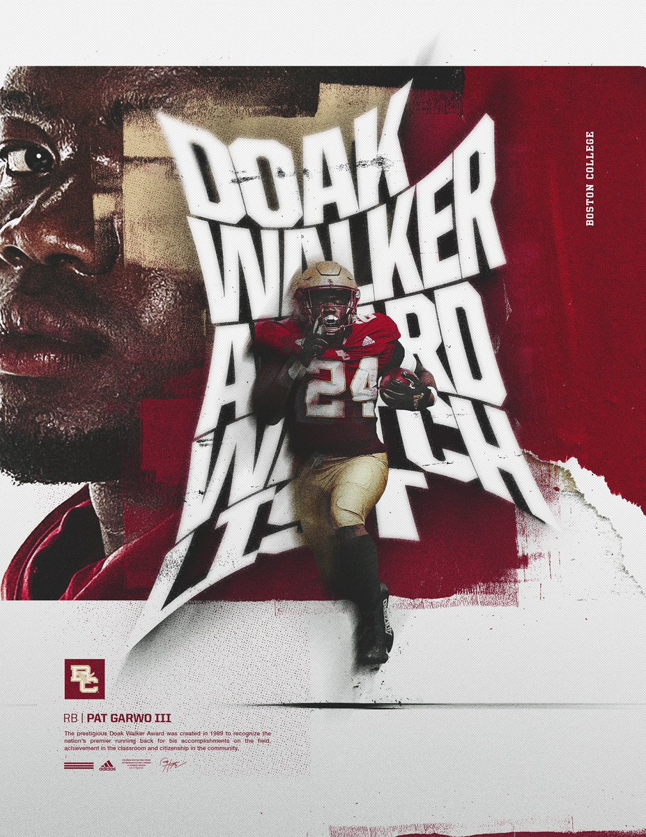 BCFootball's tweet photo. Watch him workโผ๏ธ
@patgarwo has been named to the Doak Walker Award Watch List. https://t.co/fouL7quawA