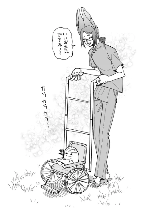 看護師時代のヒール🐰🐰🐰
の、落書き。

#鏡面の魔界 