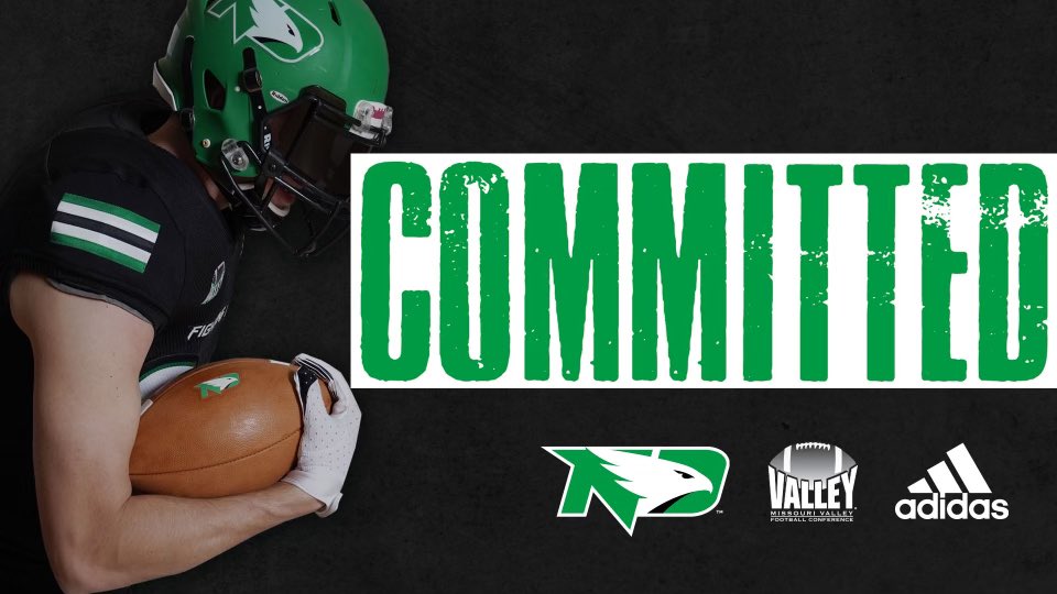 110% commited. ⚪️🟢⚫️ <a href="/UNDfootball/">North Dakota Football</a> <a href="/BubbaSchweigert/">Bubba Schweigert</a> <a href="/jschwenzfeier/">Joel Schwenzfeier</a>