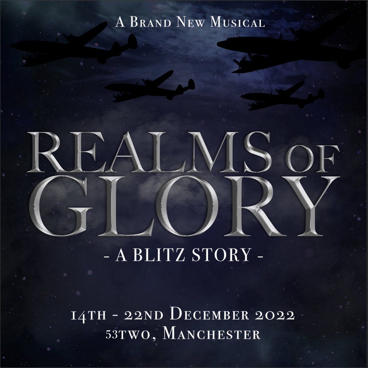 Imaginality Productions (@imaginalityprod) on Twitter photo We are thrilled to announce that our debut production will be "Realms Of Glory," running at Manchester's @53Two this December!
This heartwarming WW2 musical features Book, Music & Lyrics by @OllehMiws, co-written by @revrachelmann #manchester #new #theatre We are thrilled to announce that our debut production will be "Realms Of Glory," running at Manchester's @53Two this December!
This heartwarming WW2 musical features Book, Music & Lyrics by @OllehMiws, co-written by @revrachelmann #manchester #new #theatre