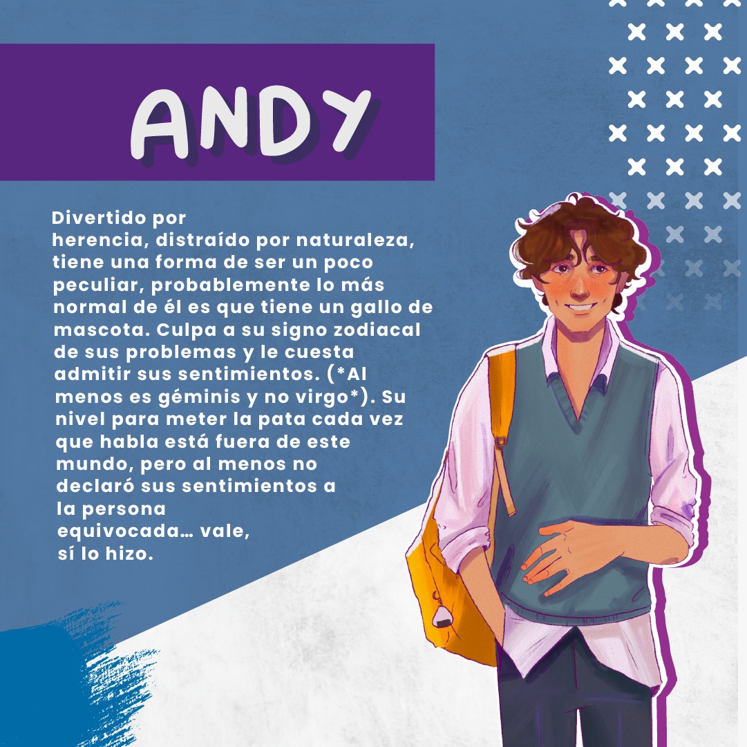 CosmoEditorial's tweet photo. Para todos los que todavía no han leído 🧑🏼‍🤝‍🧑🏻💌 ¨Una perfecta confusión¨ de América Rodas @america65_. aquí les dejamos una descripción de cada uno de los personajes principales. 🐼🌸💜

Coméntanos con cuál de los dos personajes te identificas más, ¿con Andy o Edward? 😮😏 https://t.co/GWpEmEtITi