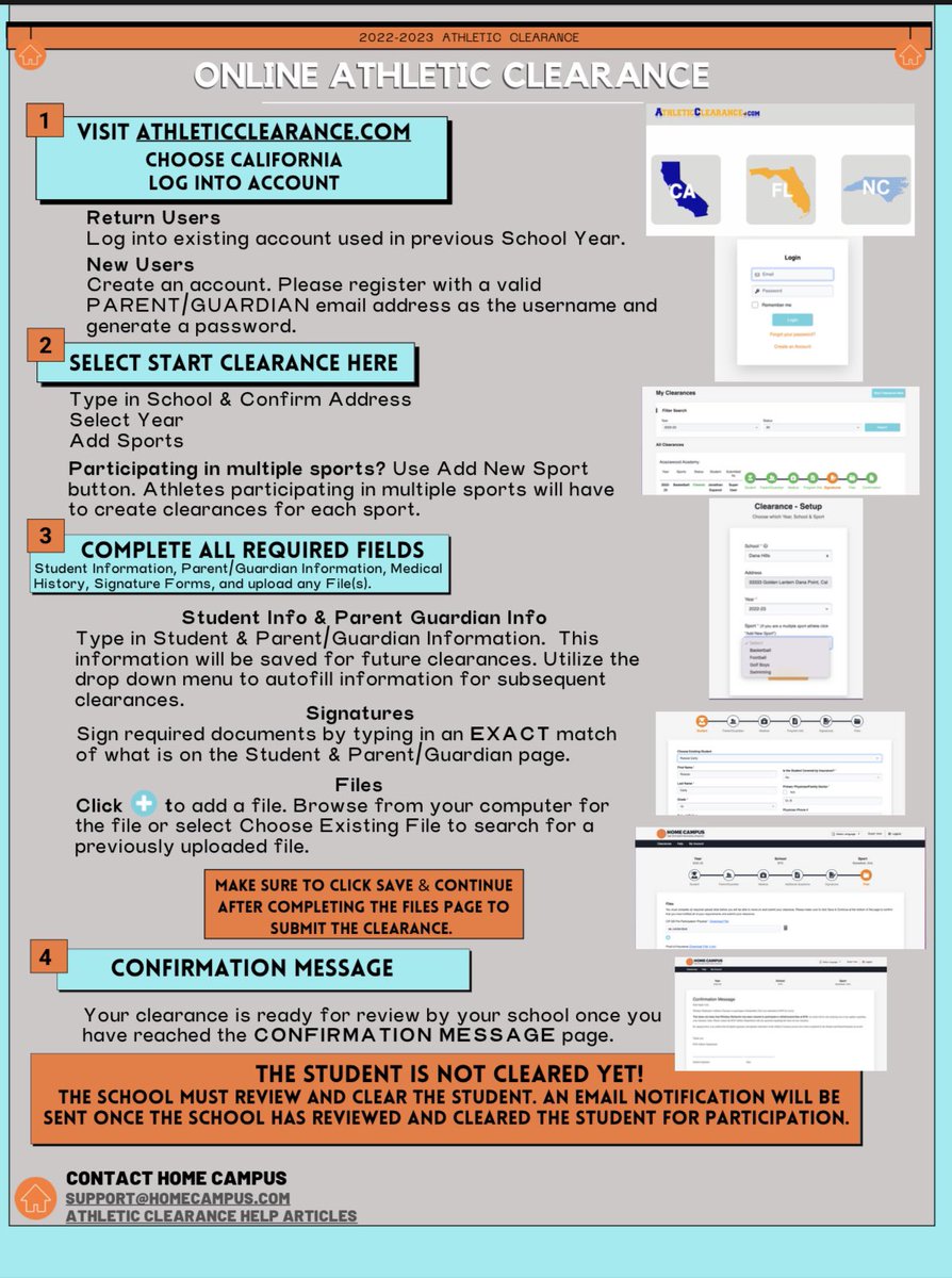Chavez Fall athletes- Please complete your athletic clearance forms online asap. Football is due Monday 7/25/22 and all other fall sports are due Monday 8/1/22. Info is below. Email me if you have any questions. Check your Schoology for updates!!!!!!!  Go Eagles!!!!! 💜