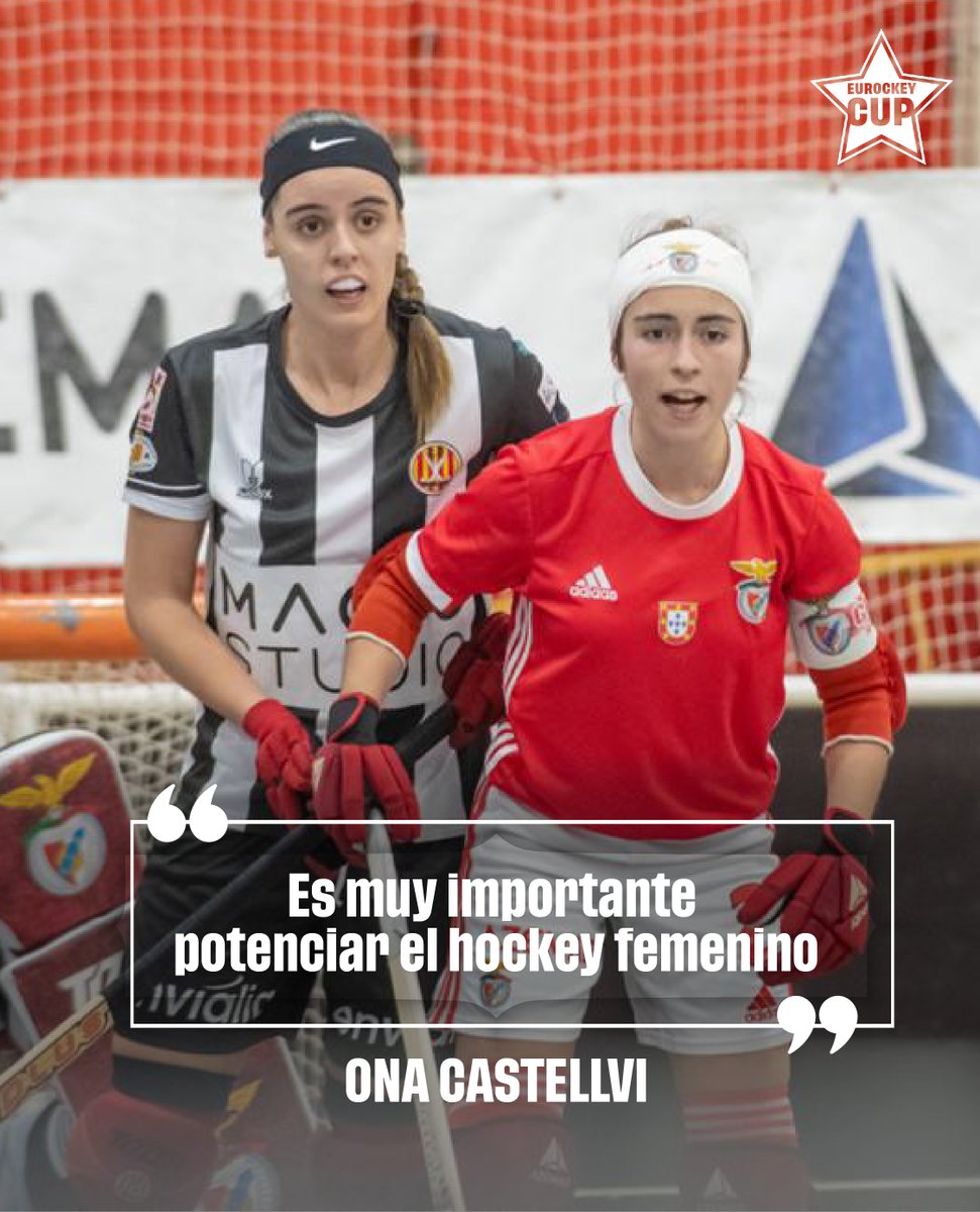 𝐖𝐄 💙 𝐅𝐄𝐌𝐀𝐋𝐄 𝐇𝐎𝐂𝐊𝐄𝐘

We love hockey and encourage &amp; enhace it is one of our main goals 💪

🗣 <a href="/ona_castellvi/">Ona Castellví</a>: ❝Es muy importante dar visibilidad y potenciar el hockey femenino❞

A l'Eurockey Cup volem donar visibilitat i potenciar l'hoquei femení 🤩

#EurockeyCup