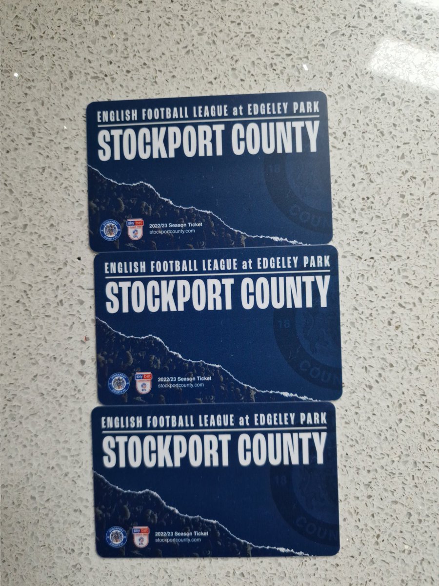 Oi oi <a href="/StockportCounty/">Stockport County</a> 

Cant wait now 💙