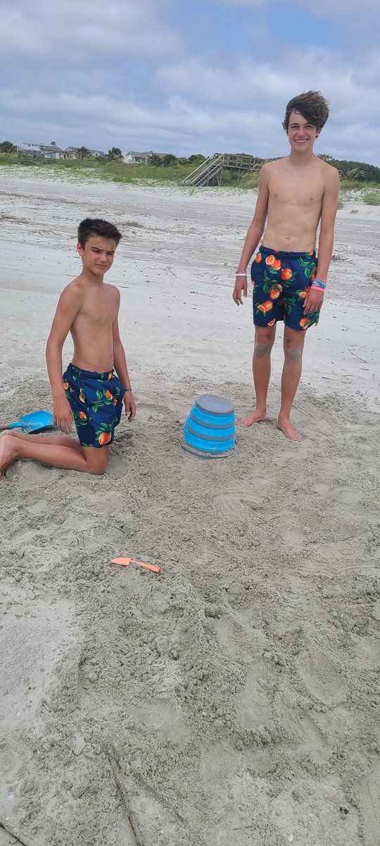 TAZ33254's tweet photo. When the teenagers are spending too much time digging in the sand...nothing good can come out of it. #middlebrother https://t.co/HZaWehYTyX