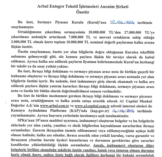 Gercek_Borsaci's tweet photo. #ARBUL 📍 Arbul Tekstil A.Ş. 2014 yılı Nisan ayında A1 Capital tarafından halka arz edildi. 10 milyon adet hisse 2 TL fiyatla satıldı. Her şey çok güzel olacak derken 01.03.2016 tarihinde hisse işleme kapatıldı. Şirket iflas, yatırımcılar mağdur! Bakın sadece 2 yıl içerisinde ⁉️ https://t.co/Mb8nikX4SX