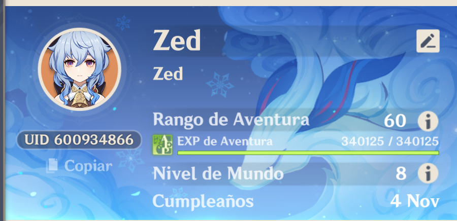 Zed_CRC's tweet photo. Solo me tomó 1 año 9 meses y 22 días para subir al rango máximo de aventura #GenshinImpact y para celebrarlo me salió Kazuha😎 https://t.co/ecvjMwTiRw