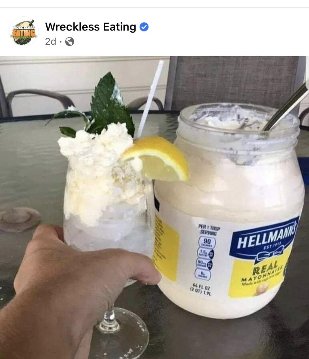 Quite a sensible and refreshing beverage. Hardly reckless (or wreckless).