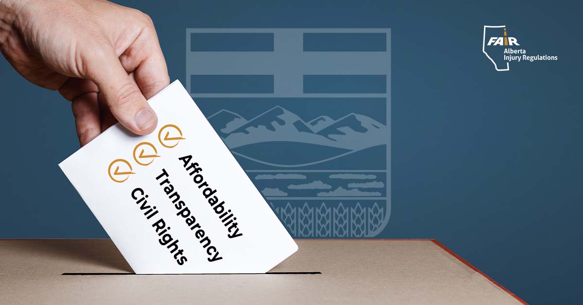 Albertans have seen big increases to auto insurance bills since 2018. These increases have been a strain on Albertans who continue to deal with the affordability crisis. Next election, we'll be paying close attention to how parties will protect affordability &amp; civil rights.