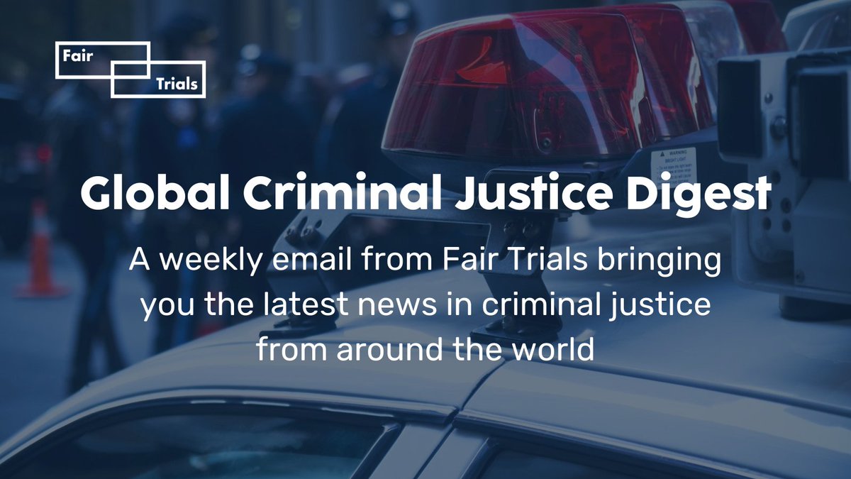 fairtrials's tweet image. In this week's criminal justice digest:

🌍 Global democracy under cyber attack
🇧🇷 Violations in detention of children
🇬🇧 Reflections from UK based survivors of torture

Read it here: mailchi.mp/6cff8c87de89/g…