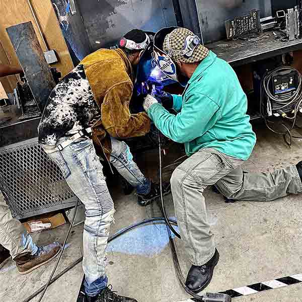Teamwork makes the dream work! #GladiatorWeldingProgram #TransformFresno #WorkForceDevelopment #Welding