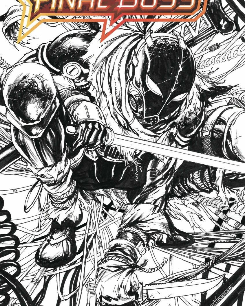 Next #sdcc exclusive! #tylerkirkhamsfinalboss #maskedvigilante #spiderman #mcfarlane homage! 
-Spiderman 1 Homage by Tyler Kirkham
-Trade: Limited to 250
-B/W: Limited to 200
-Chrome: Limited to 100
Available at @smzcomics
Booth 4645 and their @whatnot channel all weekend!