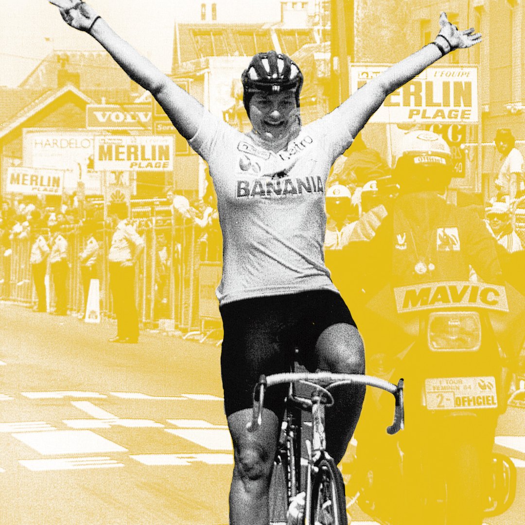 HazelFierce's tweet photo. 💛 We're all looking for the yellow these days in one of the fiercest races of all. Now, as the excitement builds for Le Tour Femmes, we celebrate the story of the FIRST WOMAN EVER to wear the coveted yellow jersey, Dutch cyclist Mieke Havik.
//
👆 Link in bio to read the ful https://t.co/d6J4nrSp65