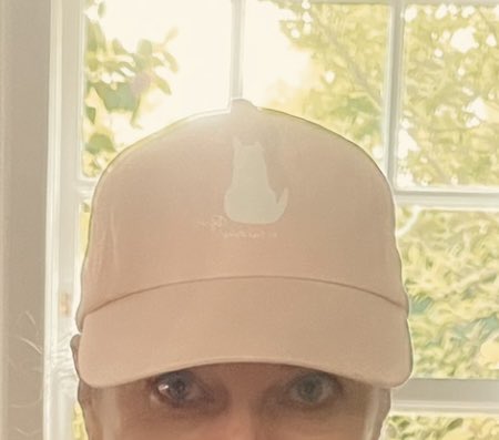 JaneFallon's tweet photo. Ricky’s dog design is on these cute baseball caps for @AllDogsMatter - they come in pink, black, green &amp; white. You can buy here: https://t.co/gnzd8deK8W https://t.co/pbISowDoaB