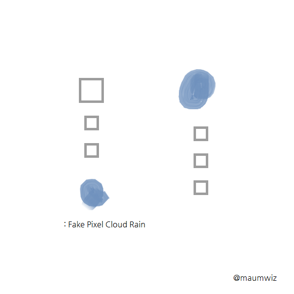 maumwiz's tweet photo. ~ Fake Pixel Cloud Rain ~
It's raining, imitating pixels.

#art #artist #nft #nftartist #NFTs #NFTCommumity #subjectiveconcepts #abstract #abstractart https://t.co/74AgSLiQMJ
