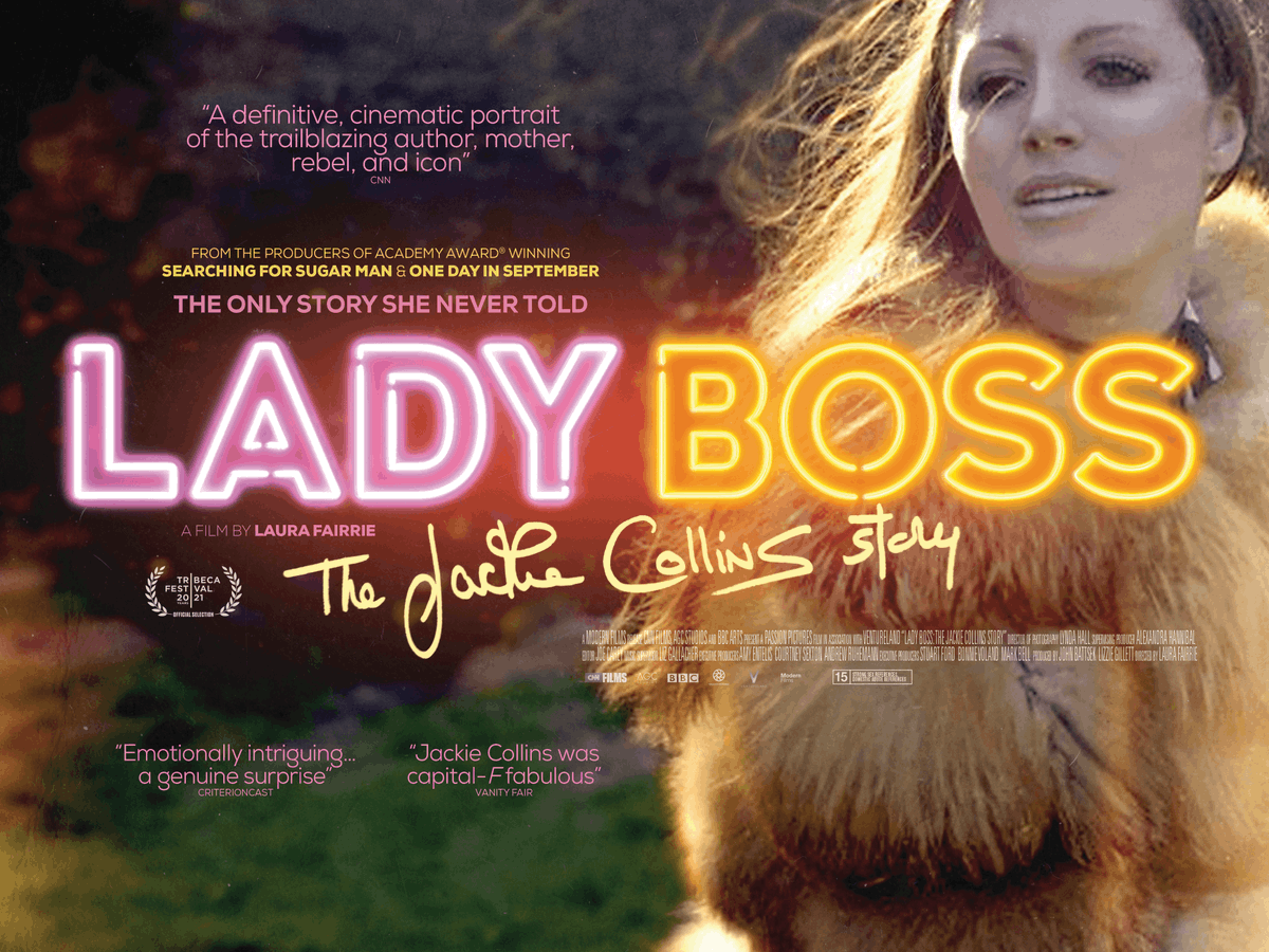 Lady Boss: The Jackie Collins Story has been shortlisted for 2x <a href="/griersontrust/">The Grierson Trust</a> Awards!

A big congratulations to director <a href="/laurafairrie/">Laura Fairrie</a>, producer <a href="/lizziegillett/">Lizzie Gillett</a> &amp; the team at <a href="/PassionPix/">PASSION PICTURES</a>! 

Why not watch the film online ahead of the nominations? Watch: modernfilms.com/ladyboss/watch
