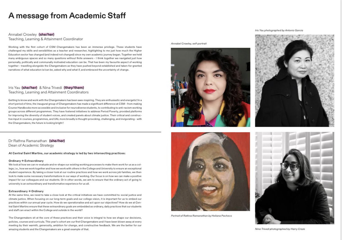 iYi_iris's tweet image. Come and see the exhibition about Central Saint Martins Changemakers, on show until early October 2022 @CSM_Library_LZ @csm_news @UAL_Libraries @UALPGCommunity @ArtsSU_ @UAL 

#csm_changemakers
#CSM
#StudentVoicesMatter 
#Changemakers 
#UAL 

Publication👇learnteachcsm.myblog.arts.ac.uk/learnteach/csm…