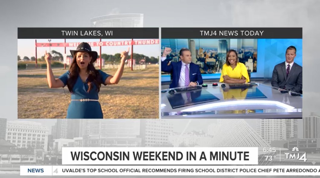 TDurianNEWS's tweet image. Wisconsin Weekend in a Minute. It's a vibe. @tmj4 #TMJ4Today @AdrianaMendez @SymoneTV @BrianNizTMJ4 @brisitkowski