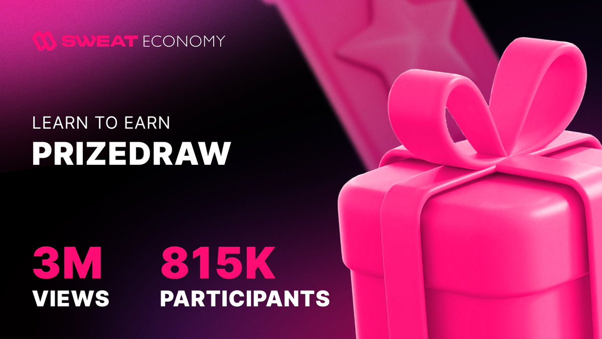 Our first Learn to Earn Prizedraw was a huge success! Thank you to everyone for taking part🏅

Love rewards? we have more Learn to Earn, more prizedraws, and more rewards coming your way! 🚀

Download the <a href="/Sweatcoin/">Sweatcoin</a> App and create your Sweat Wallet to take part!💧