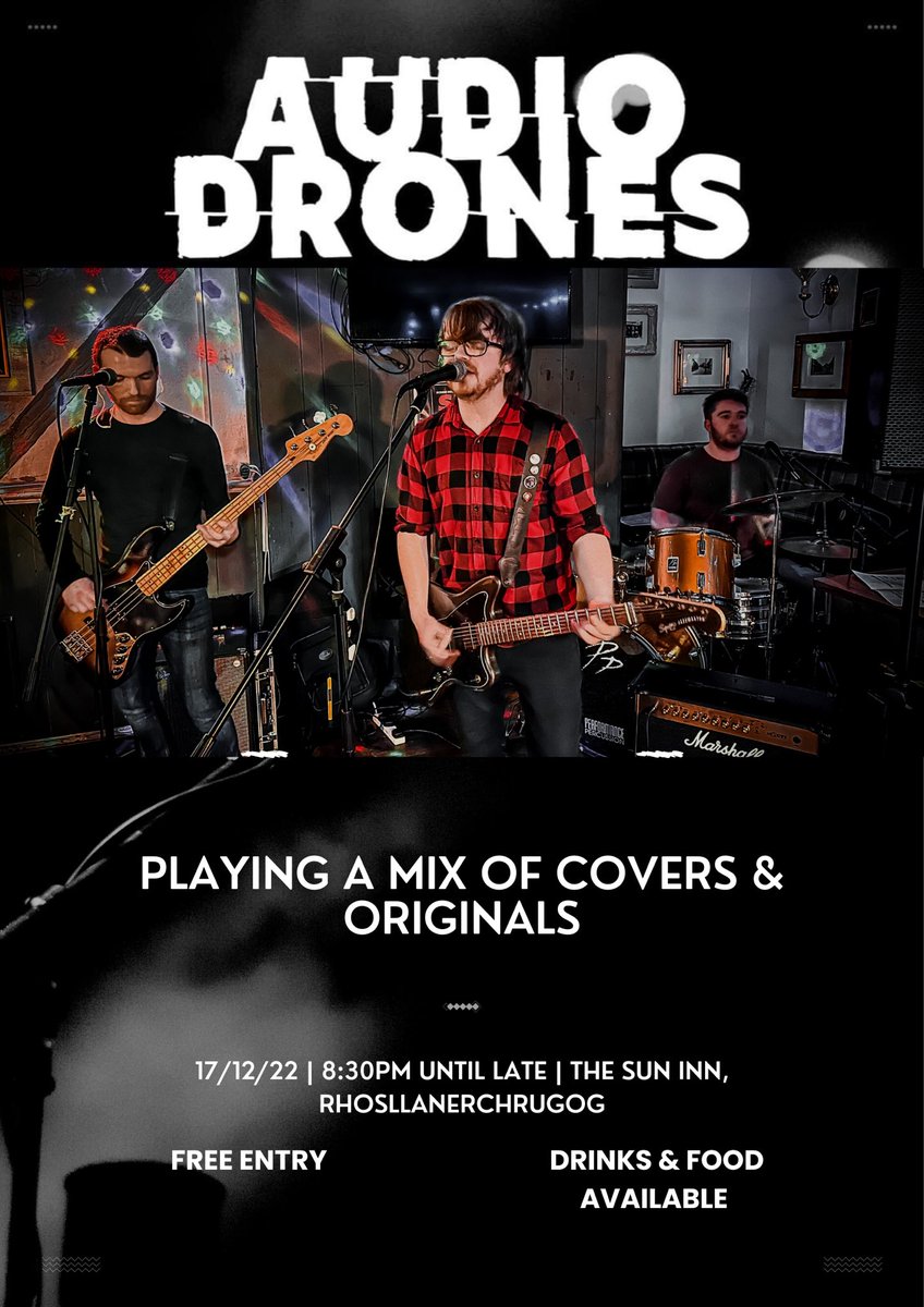 *** NEW SHOW ADDED ***

We will be playing at The Sun Inn - Rhos on December 17th! It’s free entry so head over to hear some Christmas classics to get you in the festive spirit 🥳