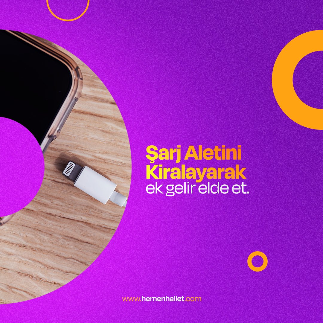 Şarj aletini kiraya vererek ek gelir elde edebilirsin!

Çevrende şarj aletini evde unutan, kaybeden ya da anlık ihtiyacı için şarj aletine para ödemek istemeyen kişilerin sana ulaşmalarını sağlayabilirsin!

#şarjaleti #ekipman #ekgelir #kiralık #hemenhallet
